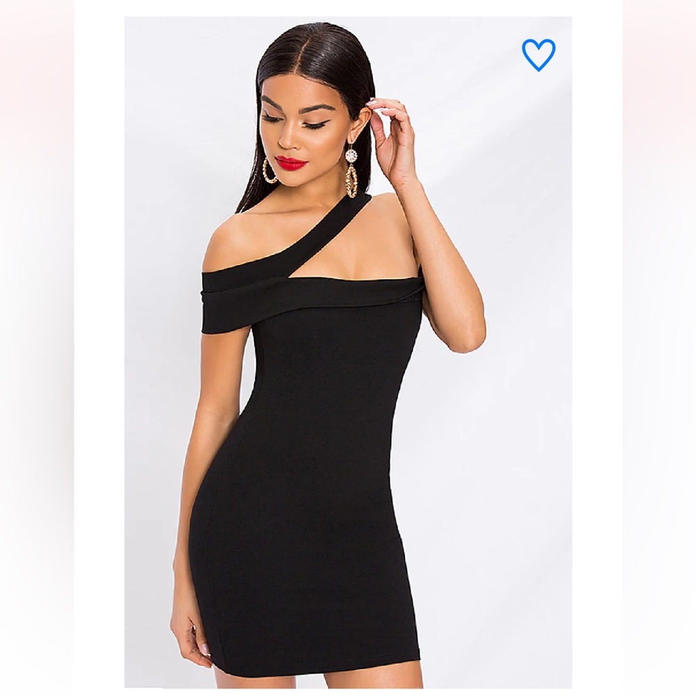 Superdown Linda Asymmetric Bodycon Dress